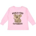 thumbnail image 3 of Inktastic Adorable Koala-fied Cuteness Baby and Kids Boys or Girls Long Sleeve Toddler T-Shirt, 3 of 5
