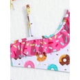 thumbnail image 3 of Baby Girls' Donut Pattern Swimsuit With Lace Trim, 3 of 4