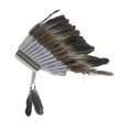 thumbnail image 3 of Tocado de plumas artificiales, sombrero de jefe , accesorio para cabeza para cosplay y escenario., 3 of 10