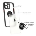 thumbnail image 3 of CoverON For Apple iPhone 14 Pro Max Case, Clear Back Ring Holder Kickstand Phone Cover, Black, 3 of 7