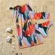 thumbnail image 1 of Conjuntos de bikini para mujer con estampado floral, parte de bikini de traje de baño transpirable, traje de baño de bikini halter para playa M, 1 of 8