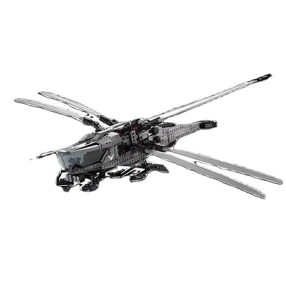 2024 new Dune Royal flapping wing aircraft 10327 assembled building blocks helicopter fighter aircraft children‘s toy birthday g