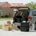 thumbnail image 3 of SimplyKleen 18-Gallon Stacking Plastic Storage Containers with Lids, Black Body/Black Lid (Pack of 4), 3 of 8