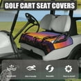 thumbnail image 3 of Yuyamidu Arizona Sunset Golf Cart Seat Cover with Pockets Cactus Golf Cart Seat Blanket 2 Passenger Club Car Travel Sports Golf Cart Accessory Protection, 3 of 7