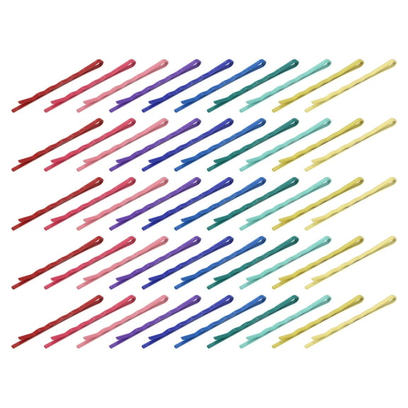 Unique Bargains Fashion Hairclip Hairdo Clip for Women 50 Pcs Multicolor