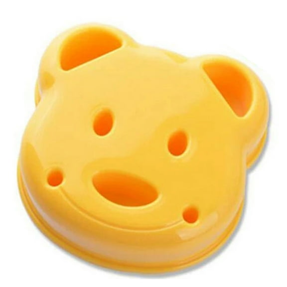 lanema Yellow Bear Cute shape Sandwich Toast Bread Making Cutter Cake Bread Toast Maker