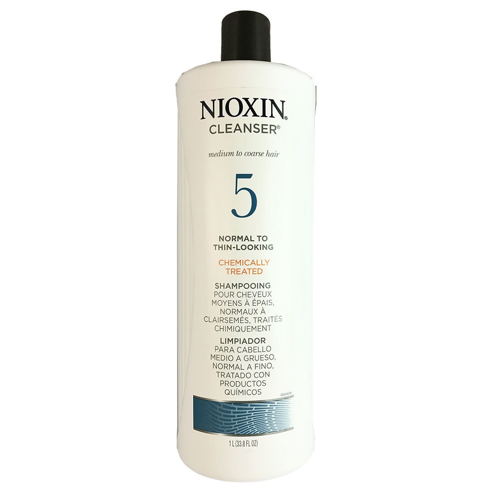 Nioxin System 5 Cleanser Scalp Care & Thickening Daily Shampoo, 33.8 fl oz