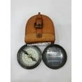 thumbnail image 2 of Antique Nautical Victorian Pocket Compass Repalica with leather case, 2 of 3