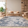 thumbnail image 5 of SAFAVIEH Area Rug 12x15 - Madison Collection - X-Large - Transitional Modern Design, White & Royal Blue, Non-Shedding & Easy Cleaning, Ideal for Living Room, Bedroom, Dining Space (MAD611C), 5 of 17