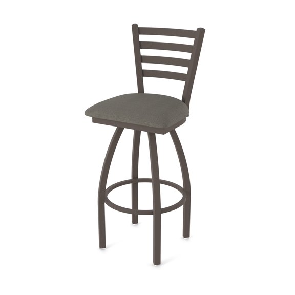 410 Jackie 30" Swivel Bar Stool with Bronze Finish and Graph Chalice Seat