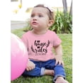 thumbnail image 2 of My House My Rules T-Shirt Infant -Smartprints Designs,  6 Months, 2 of 4