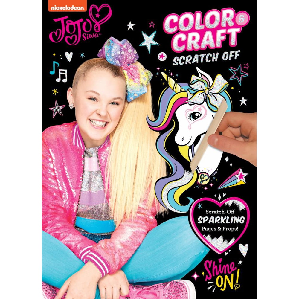 Readerlink Books Jojo Siwa Color N Craft Scratch Off - Walmart.com