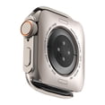 thumbnail image 2 of 2 in 1 Metal Case Compatible with Apple Watch Series 10 46mm with Back Cover, [Turn iWatch into Ultra Look] Rugged Shockproof Protective Bumper Cover for iWatch 46mm, Titanium, 2 of 7