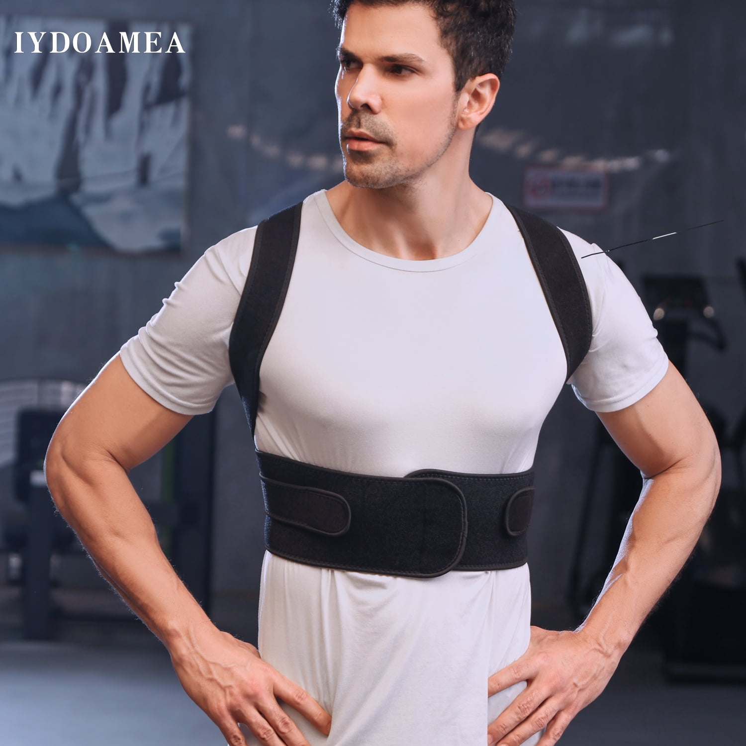 IYDoaMea Back Brace Posture Corrector for Women and Men, Shoulder Straightener Adjustable Back Support Upper and Lower Back Pain Relief - Scoliosis Hunchback Hump Thoracic Spine Corrector