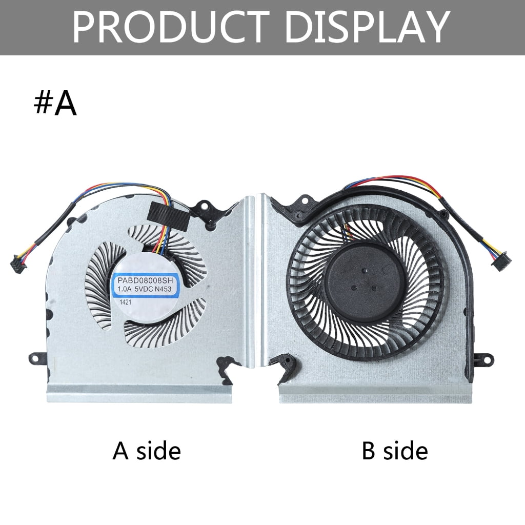 PABD08008SH CPU Cooler Fan USB Powerd GPU Radiator for MSI GE66 GP66 MS-1542