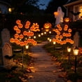 thumbnail image 6 of Halloween Decorations Lights Solar Ground Stake Light Pumpkin Bats Star Web Outdoor Decor Lamp for Yard Garden Walkway by PALIFEUR, 6 of 6