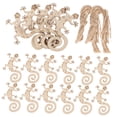 thumbnail image 5 of WHAMVOX  50 Sets Reptile Lizard Cutouts Wood Chip Painting DIY Crafts, 5 of 8