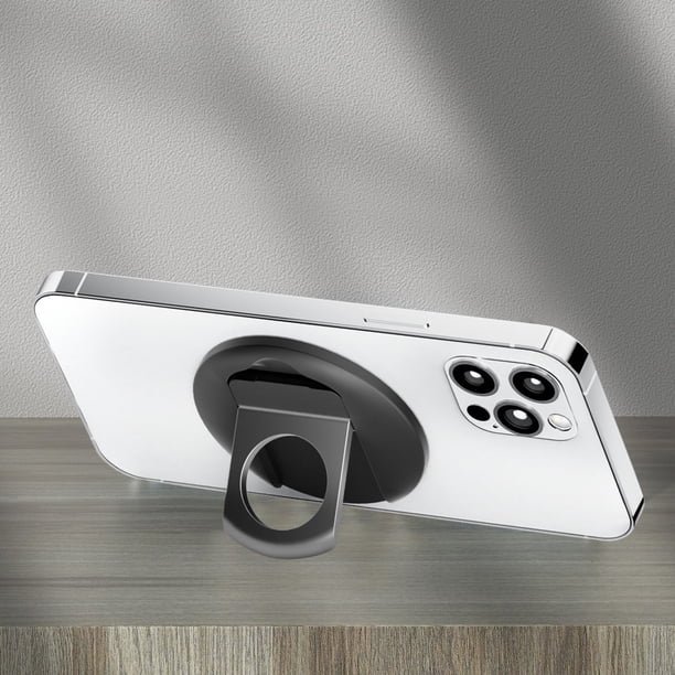 Soporte magnético para cámara de continuidad de teléfono para iOS 16 MacBook MacOS Ventura (negro)