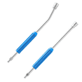 thumbnail image 1 of Pressure Washer Extension Wand 17 Inch,30 Degree Curved Pressure Washer Wand for Gutter, 1/4Inch Quick Connect, 2 Pack, 1 of 7