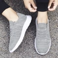 thumbnail image 2 of Tvtaop Knit Lace-Up Sneakers, Lightweight Breathable Mesh Walking Shoes, Non-Slip Comfort Casual Athletic Shoes for Daily Wear, 2 of 5