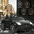 thumbnail image 4 of Costway 12V Jaguar F-Type SVR Licensed Kids Ride On Car Motorized Vehicle w/ MP3 Black, 4 of 8
