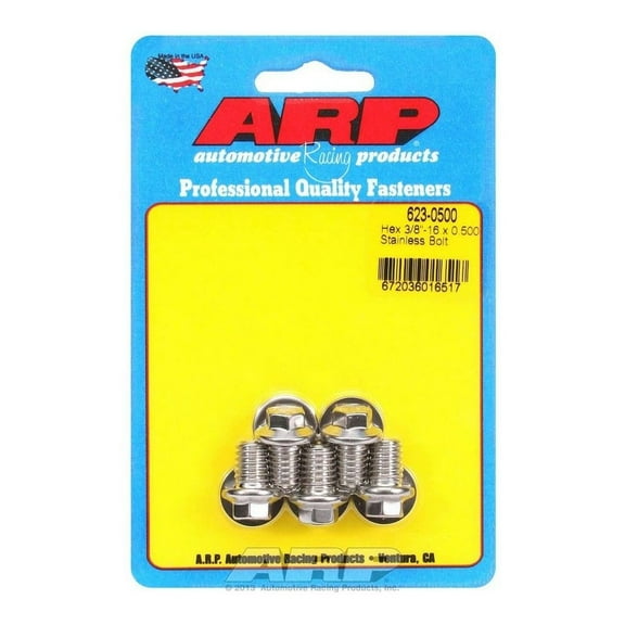 ARP INC. 623-0500 3/8-16 X 0.500 HEX SS BOLTS