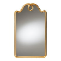 Baxton Studio Eara Gold Wall Mirror