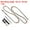 Black-Brown, variant on Uxcell Bow String Replacement with 2 Pcs Brass Nock 1 Set of Silicone Finger Tab for Traditional Long Bow Recurve Bow String Green-Black AMO 60"