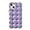 Purple, variant on for iPhone 13 Pro Case, 3D Cube Grid Candy Color Soft Compatible with iPhone Case (Silver,iPhone 13 Pro)