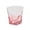 Pink, variant on 8.5Oz Colorful Drinking Glasses, Hand Painted Square Bottom Glasses Cup Whiskey Cup