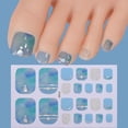 thumbnail image 1 of 22PCS 3D Shiny Dopamine Color Toe Nail Stickers Cute Stickers Polish Gold Nail Stickers Nail, 1 of 1