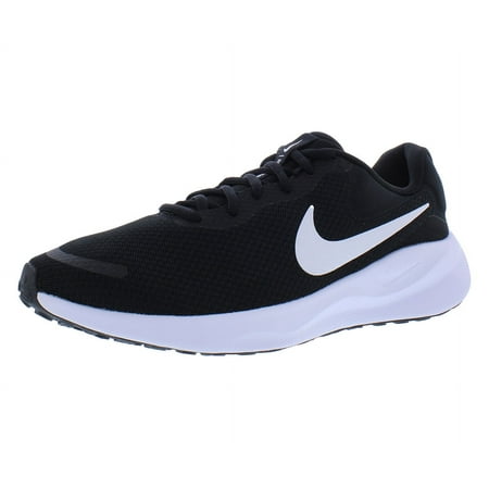 NIKE Revolution 7 Mens FB2207-001 (Black/White), Size 10.5