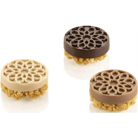 Silikomart SF378 MAURESQUE Silicone Baking & Freezing Mold, 0.6 oz., 15 Cavities