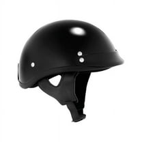 Skid Lid 646800 Traditional Helmets, Black - Extra Small