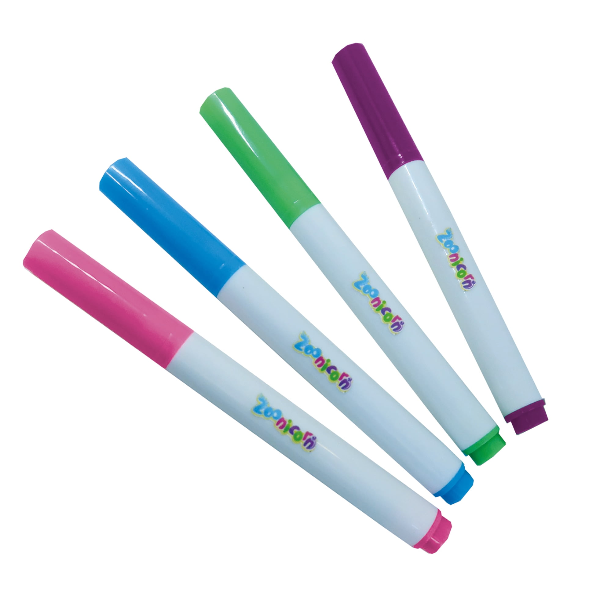 Zoonicorn: Color Me - Customize Your 8" Character Miniature Figure, Washable Markers & Stickers, Design Craft Activity, Play-Display Toy Set, Kid 3+