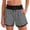 *Black, variant on ClodeEU Women's Summer Striped Drawstring Shorts with Pockets,Casual Loose Fit Elastic Waist Bottoms Black,Womens Plus M