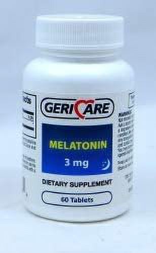 Geri-Care Melatonin Tablets 3mg 60 Count