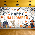 thumbnail image 5 of Decorative Design Happy Halloween Polyester Material Halloween Party Banner for Festival Indoor Decoration Party Celebration, 5 of 5