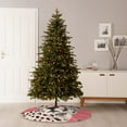 thumbnail image 6 of Lukts Pink Cheetah Art Print Color Life Christmas Tree Skirt, Winter Holiday Tree Mat Decoration ,Can be Used as A Shawl-48", 6 of 6