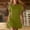 Army Green, variant on Women's T-Shirt Dress, Double Ruffle Hem Straight, Casual Short Sleeve Mini Dress for Summer Party or Daily, 2026 New Limited-time Offer