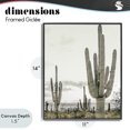 thumbnail image 4 of Stupell Industries Rustic Lodge Subdued Desert Cacti Black Framed Giclee Art, 11 x 14, by Kim Allen, 4 of 8