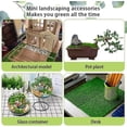 thumbnail image 4 of Artificial Grass Mat,5 Pack Garden Fake Sod Moss,light Green Plastic Lawn Gift, 4 of 5
