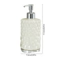 thumbnail image 3 of JingChun Hand Soap Dispenser Modern Dish Soap Dispenser Countertop 420 ML Hand Lotion Pump Bottle Plastic Lotion Container Liquid Hand Soap Jar Shower Dispenser Décor, 3 of 6