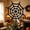 A, variant on XHKUYI Halloween Spider Web Tree Topper 11.8 inch, Black Metal Spider Web Spring Base Christmas Tree Top Ornament, Halloween Tree Decor for Home Party Mantel & Tabletop Displays