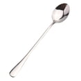 thumbnail image 2 of Cuchara de mango largo, cucharilla de acero inoxidable gruesa, punta para agitar, cuchara de cabeza redonda, cuchara para cubitos de hielo, cuchara para helado, 2 of 5