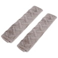 thumbnail image 4 of 4 Pcs Plush Red Car Shoulder Seatbelt Pad Covers, 4 of 7