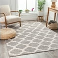 thumbnail image 7 of Well Woven  Zoe Modern Trellis Rug, Grey - 5 x 7 ft., 7 of 7