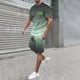 thumbnail image 2 of Playeras De Algodón Para Hombre, Camiseta Holgada Con Estampado De Letras De Ciudad Para Hombre, Conjunto De Ropa Deportiva De Verano, Ropa Deportiva Informal, 2 of 4