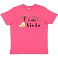 thumbnail image 3 of Inktastic I Love Birds green Youth T-Shirt, 3 of 5