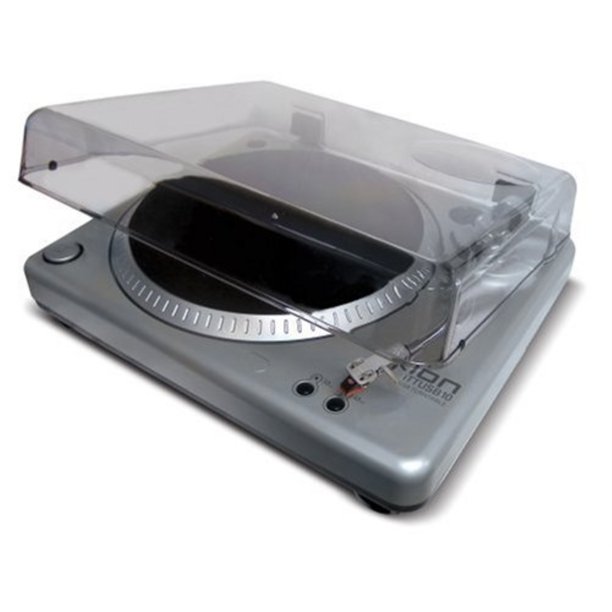 Ion Audio Ttusb 10 Vinyl Recording Usb Turntable With Audacity Software Dust Cover And Analog Stereo Input Discontinued By Manufacturer Walmart Com Walmart Com